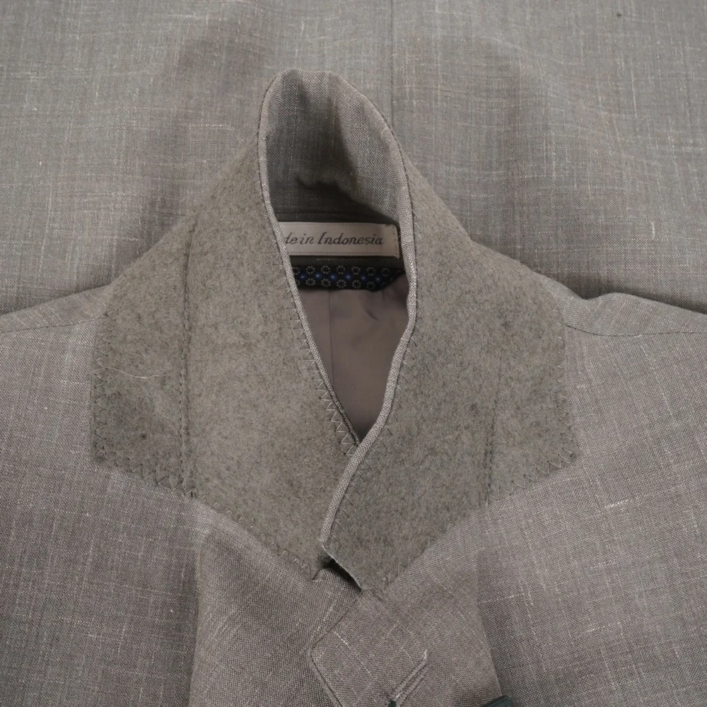 NWT $450 Lauren Ralph Lauren Grey Ultra Flex Suit Separates Blazer Size 40S - Picture 5 of 12